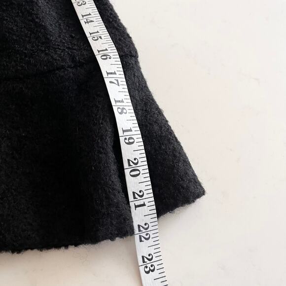 Patty Kim Black Wool Blend Tweed 3/4 Bell Sleeve Button Front Jacket Size Large - Picture 11 of 12